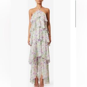 Floral Layered Maxi Dress